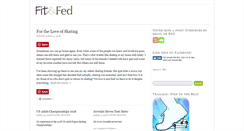 Desktop Screenshot of fitandfed.net