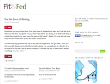 Tablet Screenshot of fitandfed.net